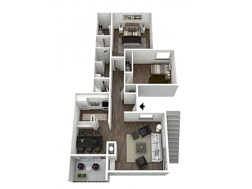 Floor plan I (Upstairs Only)