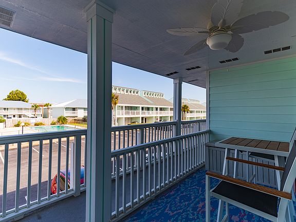 Front Patio overlooking community pool