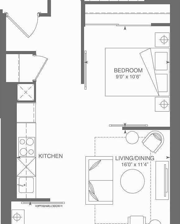 1st image of 395 Bloor St E #4405