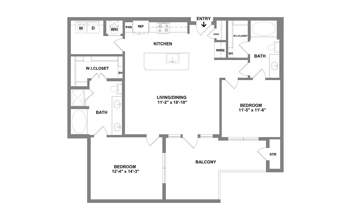 Floor plan B3