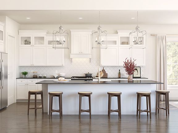Kitchen with breakfast bar island