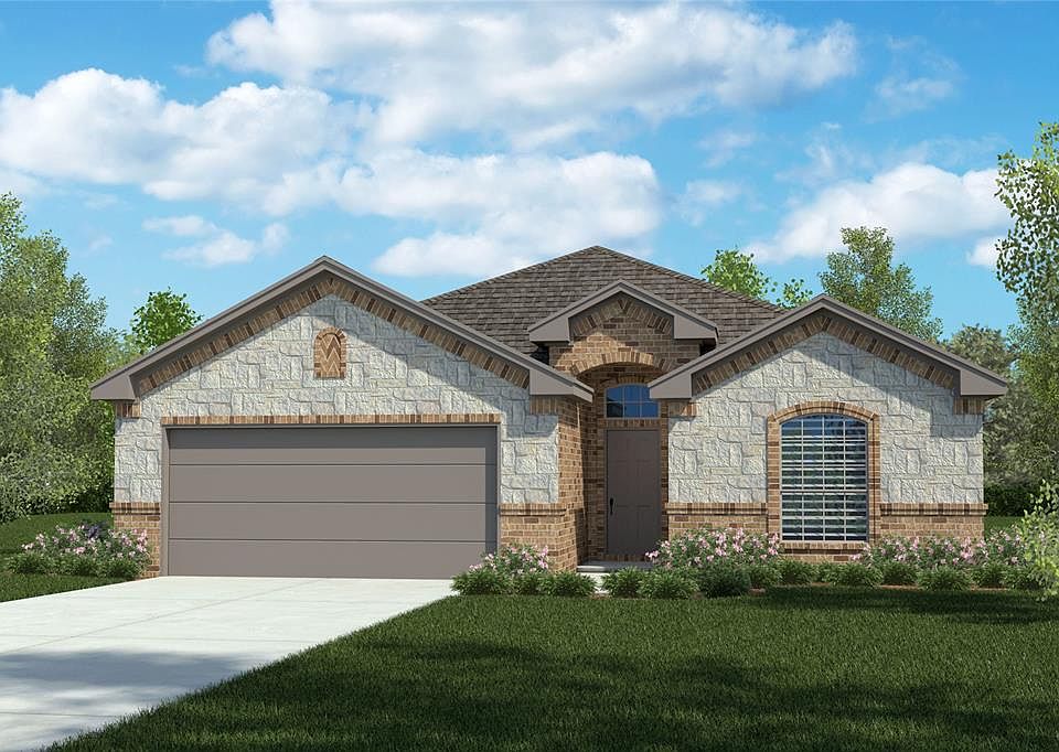 D.R. Horton's Santa Rosa floorplan, elevation B. All photos shown here may not depict the specified home & features included are for illustration purposes only.