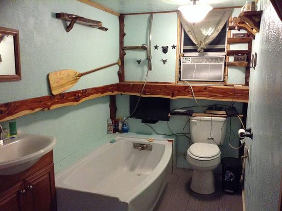 Full bath in building
