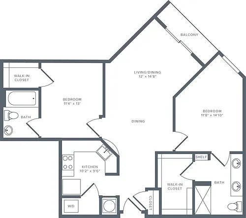 Floor plan B01 Renovated