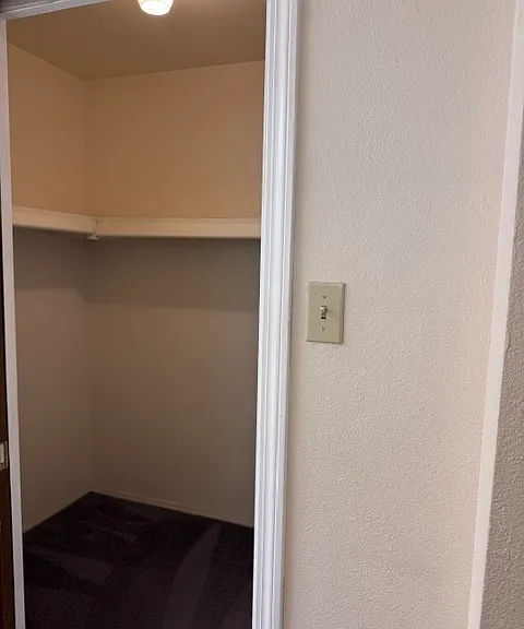 Primary walk in closet