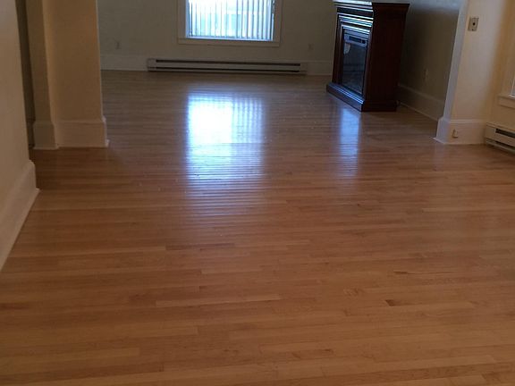 View of living room from dining room.