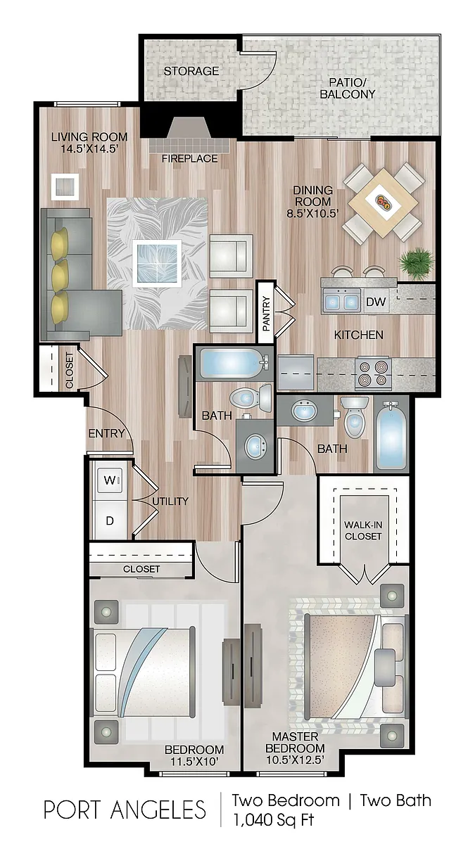 Floor plan Port Angeles