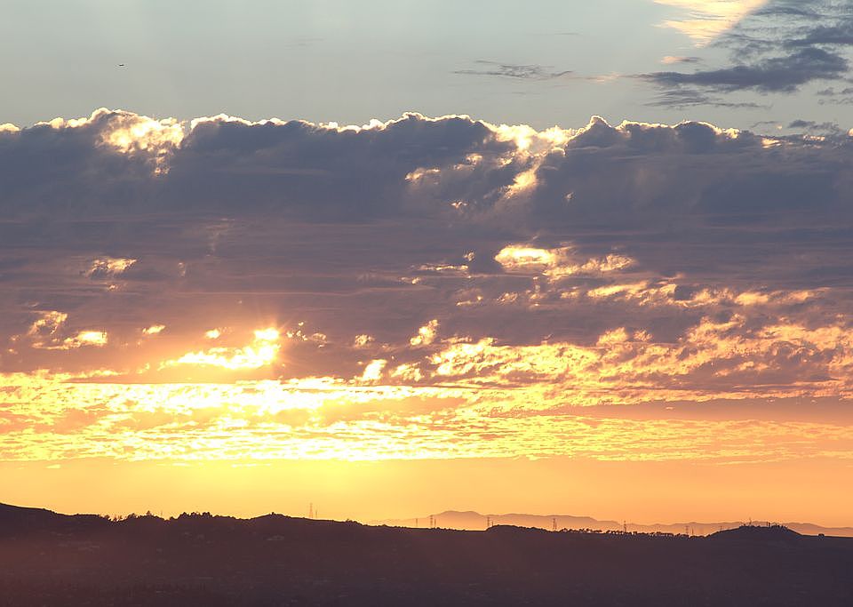 Breathtaking sunset view