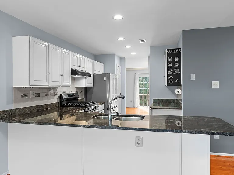 kitchen with granite counter tops