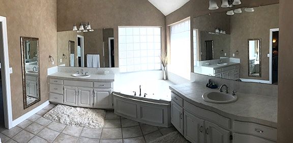 Master Bath with Jacuzzi 