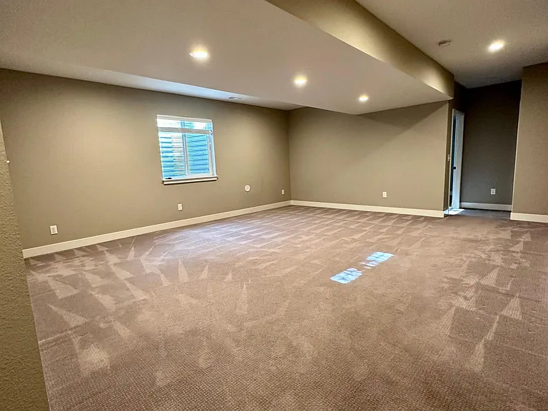 Basement living area