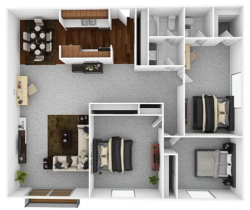 Floor plan 3 Bedroom
