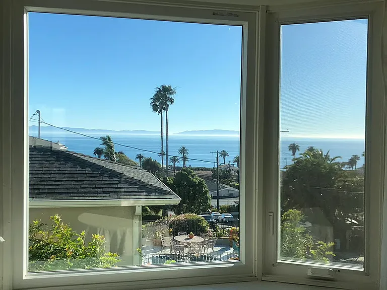 Ocean view from the living room