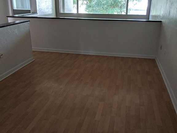 View of trees from loft