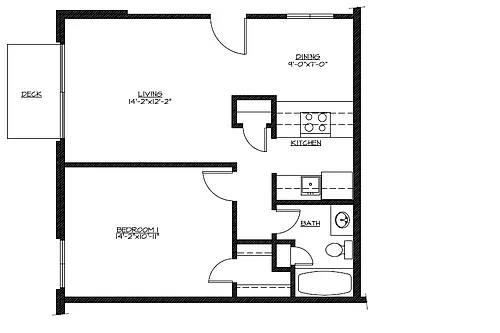 Floor plan Caribou
