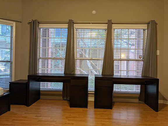 Large windows and desks