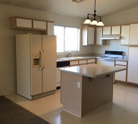Kitchen view from family room