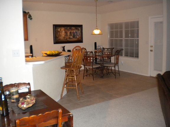 Open Dining/Living area