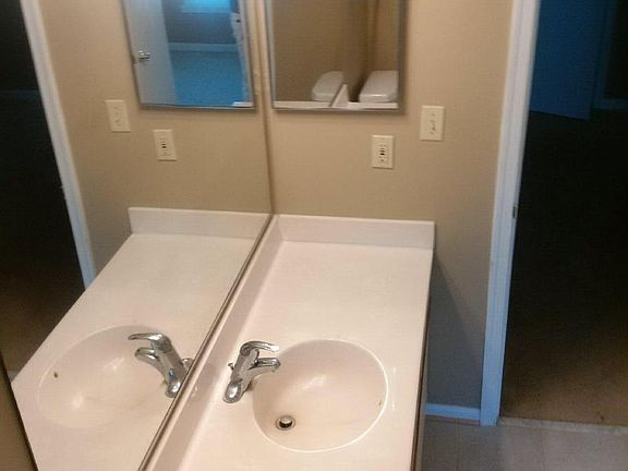 Bathroom with two mirrors