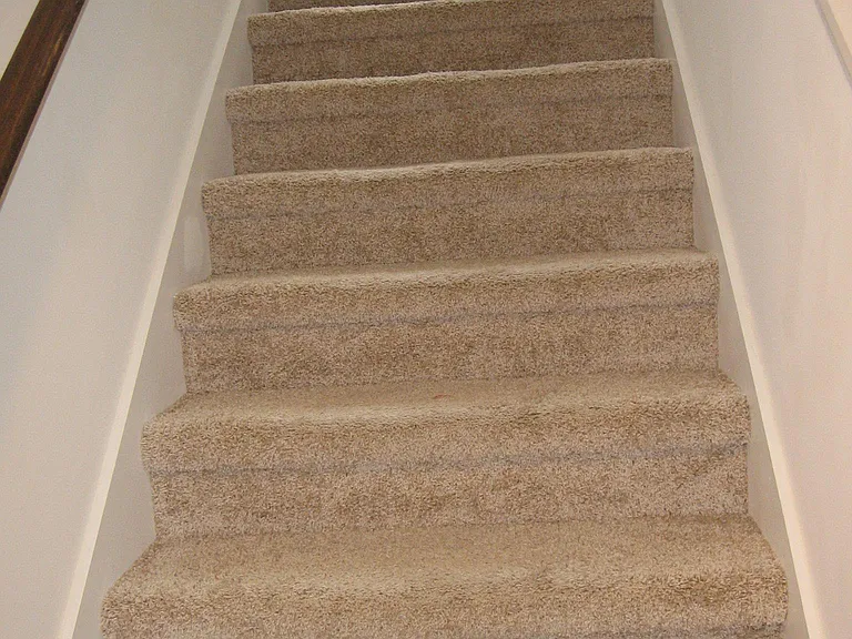 Stairs to the second floor of the house