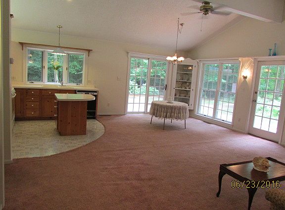 Great room toward dining are