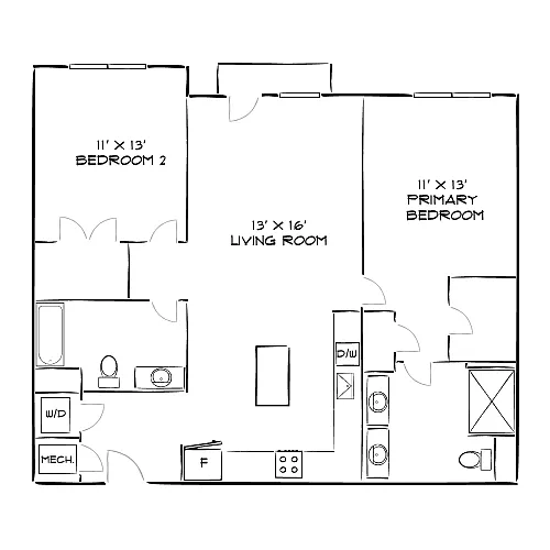 Floor plan Design 2C