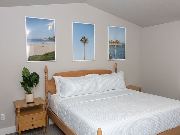 Master bedroom w/ king bed