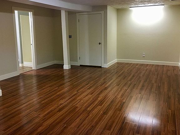 Finished basement space