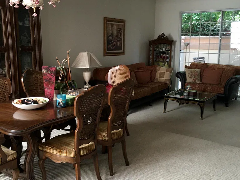 Comfortable Living Room, Dining Area