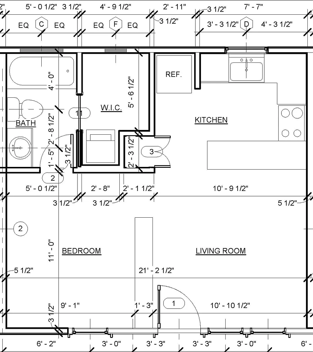 Floor plan D105
