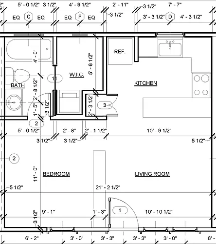 Floor plan D105