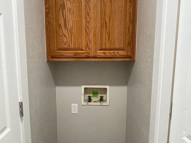 Washer hook up Laundry