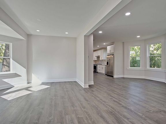 open to kitchen