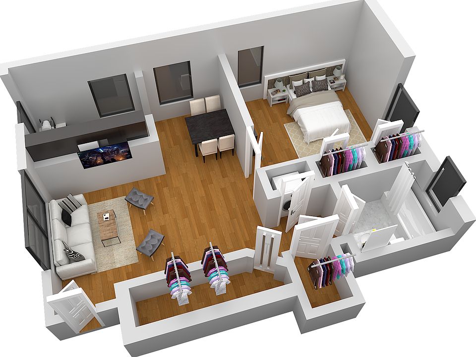 Example Floor Plan. Every unit is a little different