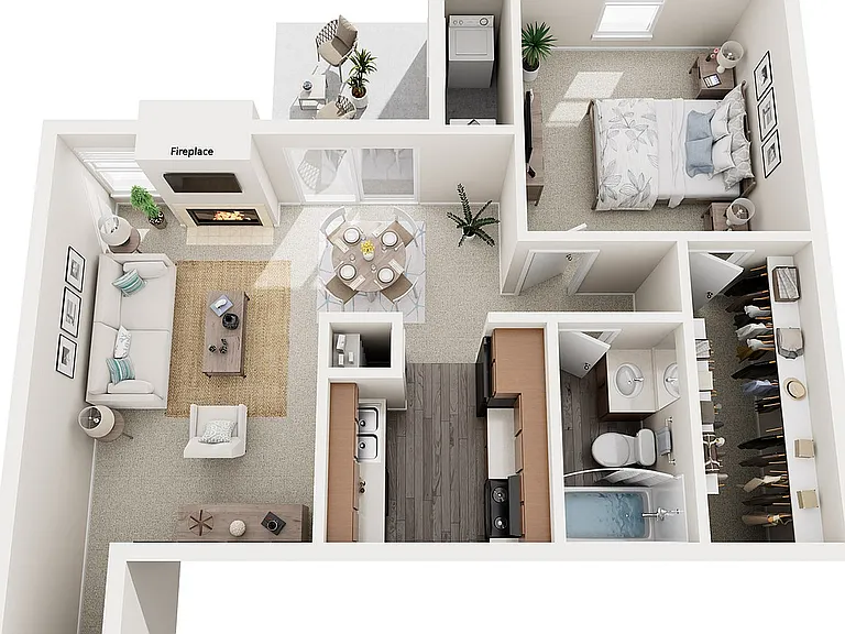 One Bedroom, One Bathroom, 700 sqft. One Bedroom, One Bathroom, 700 sqft.