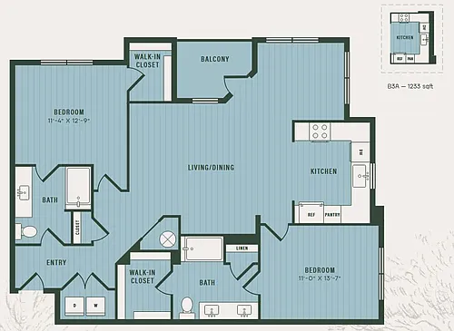 Floor plan Redbud