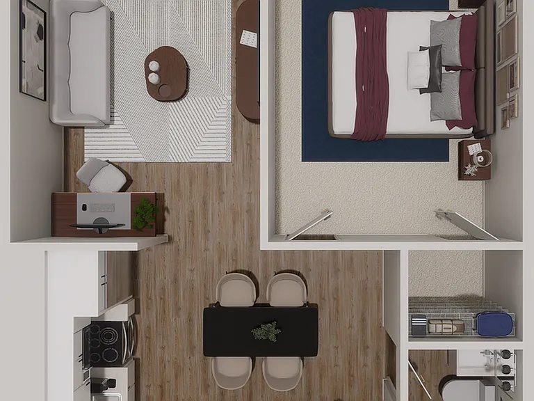 1 BG Floor Plan. 1 Bedroom/1 Bath. 1 BG Floor Plan. 1 Bedroom/1 Bath.