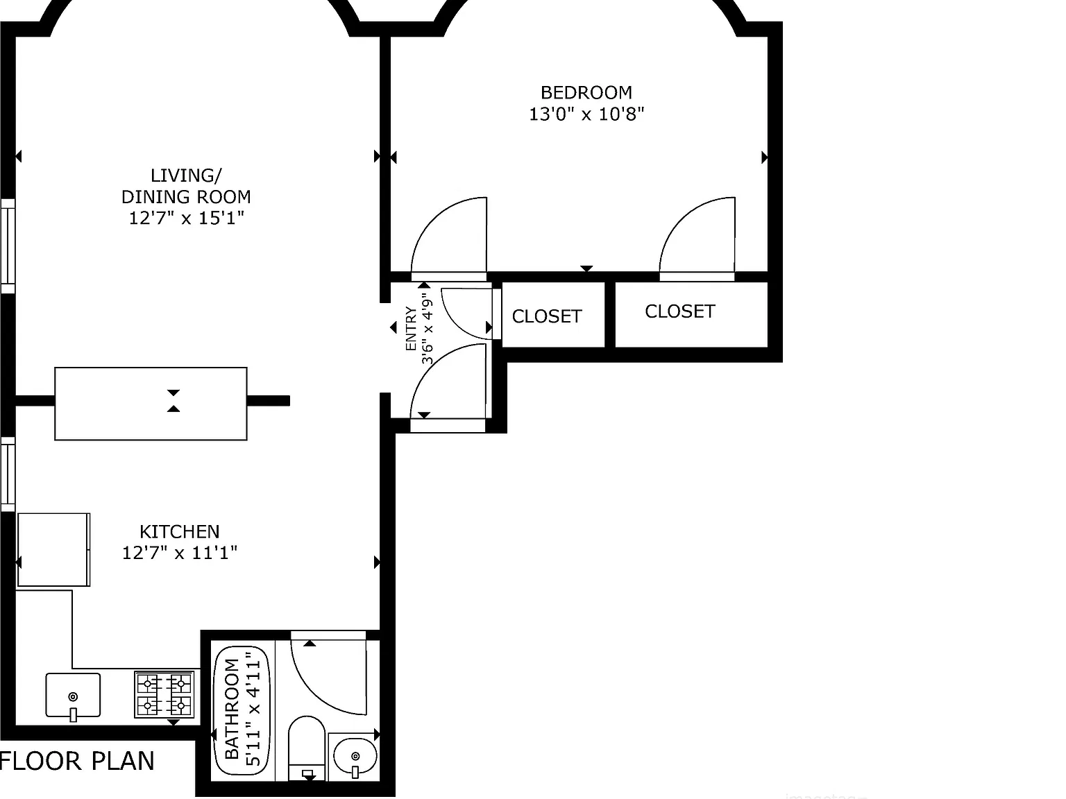 1 bed, 550 sqft, $1,695 — Photo 4