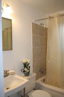 Baths have newer tile