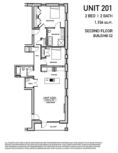 Floor plan C-201