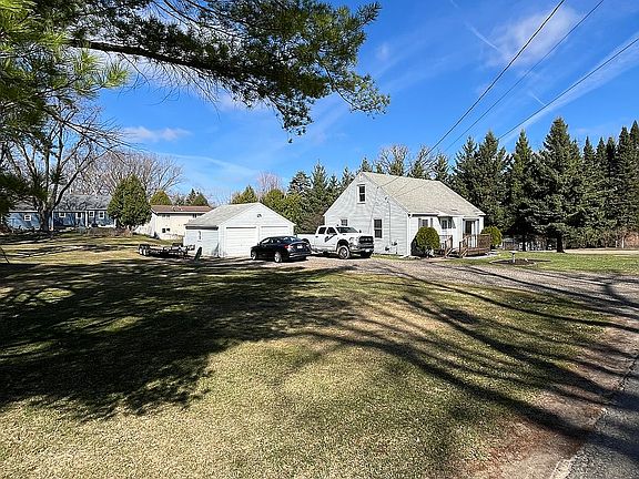 Large lot and parking area