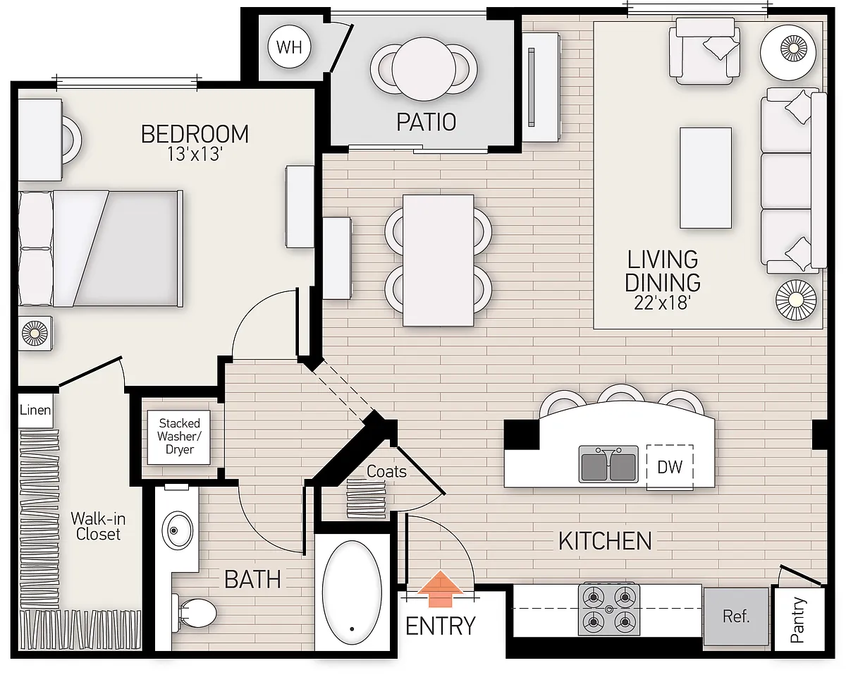 Floor plan Delrey - Plan 19