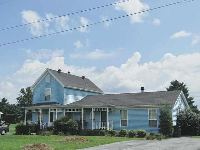 2 story townhome -on left