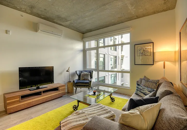 Luxe living room with plenty of natural light