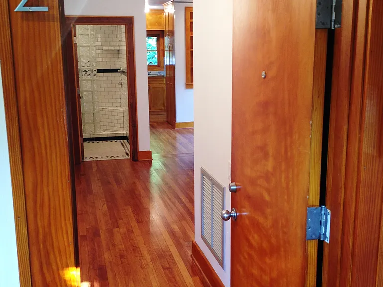View from front door toward kitchen.