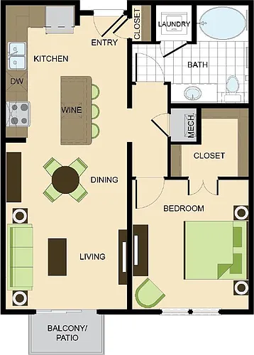 Floor plan Capitol - A2