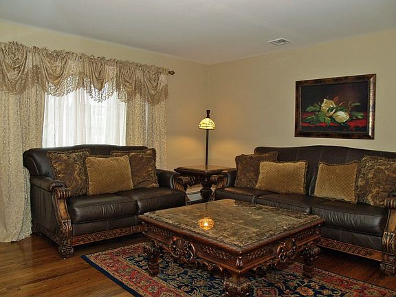 Living room and dining room open floor plan