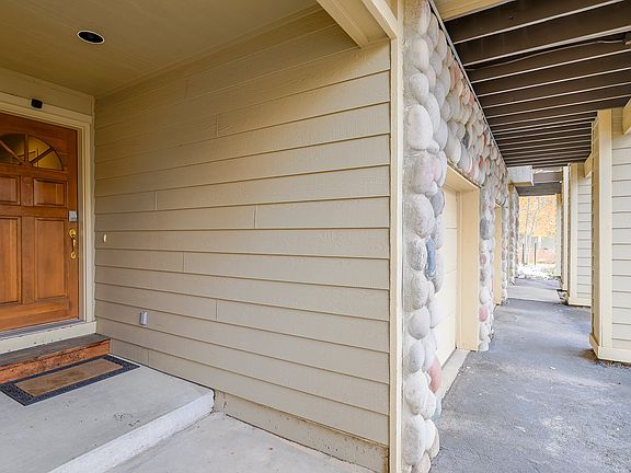 Front door under cover