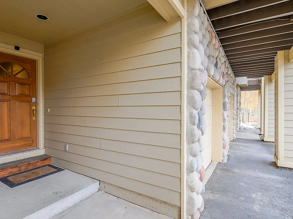 Front door under cover