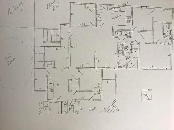 sketch of building layout